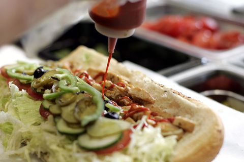Ein Subway-Sandwich