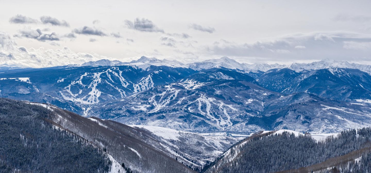Blick über Beaver Creek in Kanada Blick über Beaver Creek in Kanada