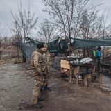 Ukrainische Soldaten an der Front