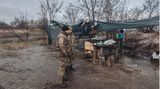 Ukrainische Soldaten an der Front