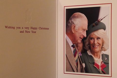 Die Weihnachtskarte von König Charles III. und Königsgemahlin Camilla.