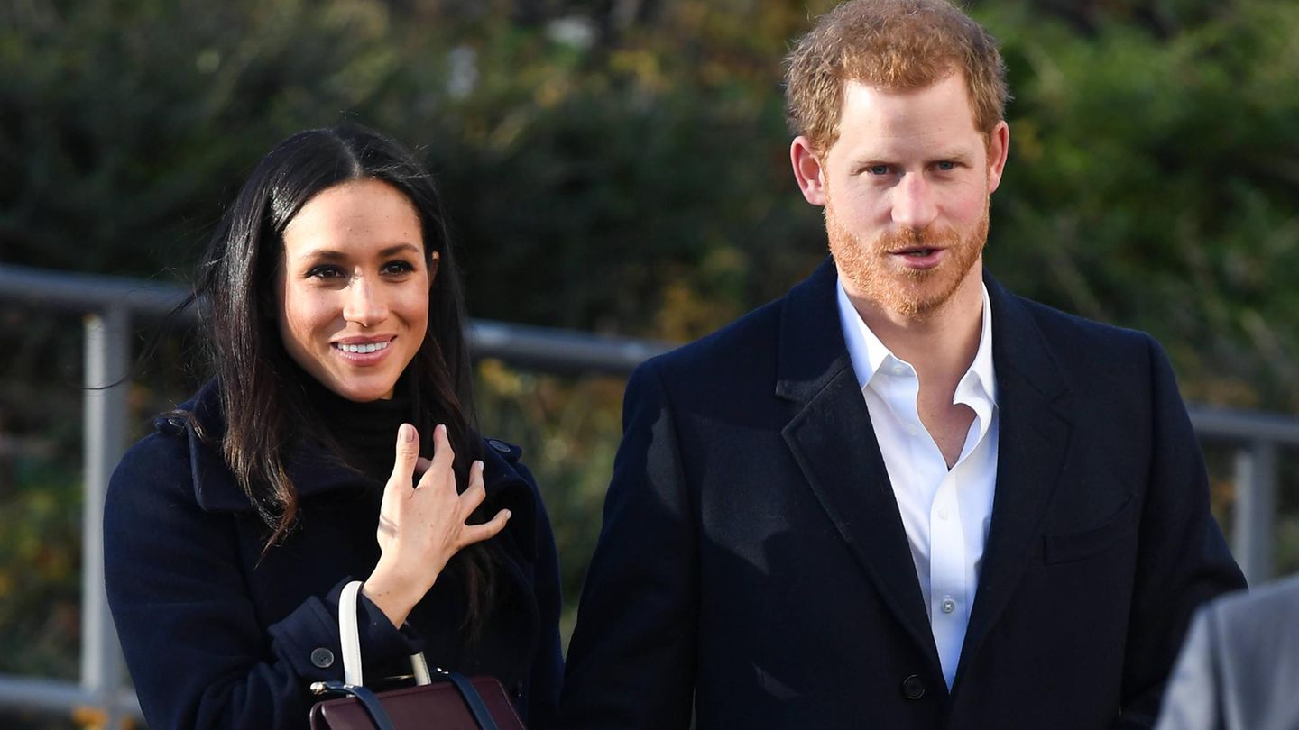 Meghan und Harry im Dezember 2017 bei ihrem Auftritt in Nottingham