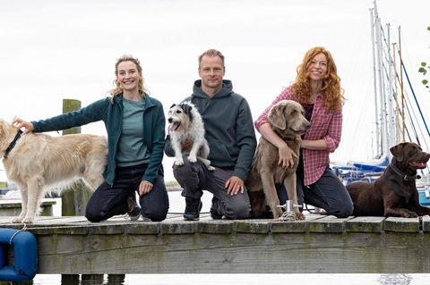 Bereit für neue Abenteuer in "Nord bei Nordwest": Jana Klinge, Hinnerk Schönemann und Marleen Lohse