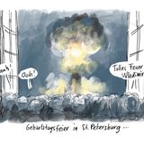 "Klaus Stuttmann: Karikaturen 2022", 228 Seiten, Schaltzeit Verlag, 25 Euro. Mehr auf der Website des Verlags