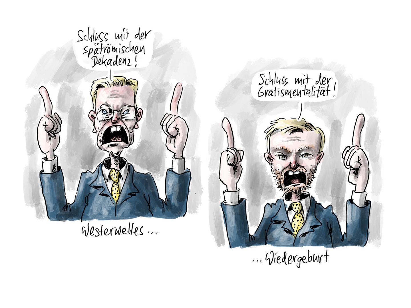 Jahrbuch: Putin schickt Habeck unter die kalte Dusche: Karikaturist Klaus Stuttmann blickt auf 2022 zurück