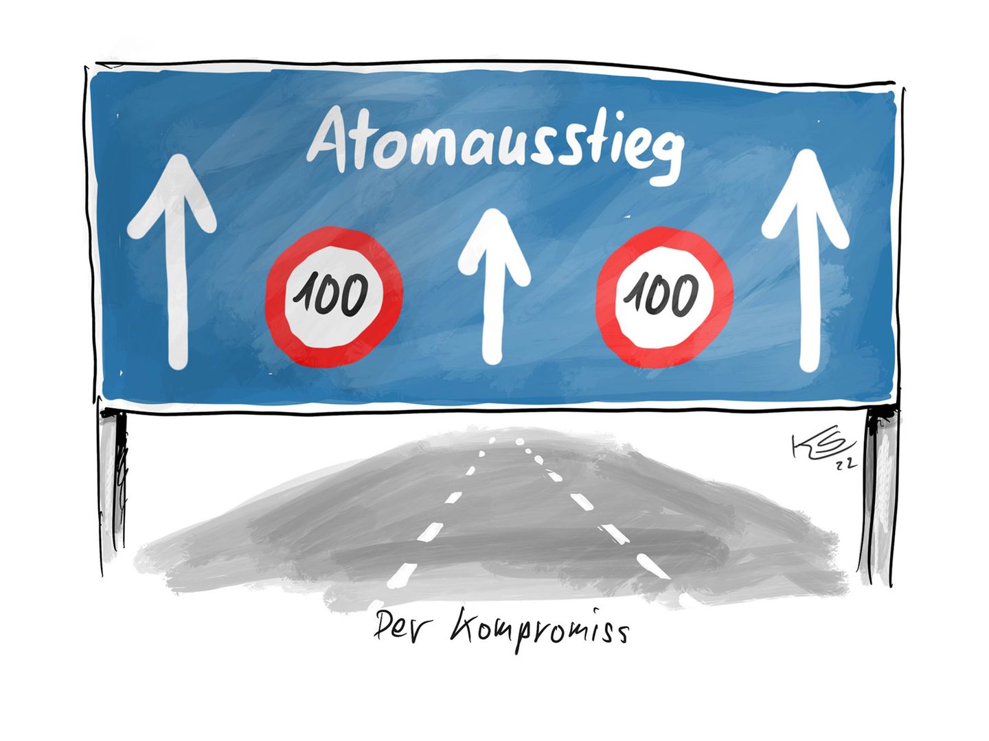 Jahrbuch: Putin schickt Habeck unter die kalte Dusche: Karikaturist Klaus Stuttmann blickt auf 2022 zurück