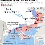 Das aktuelle Kampfgeschehen in der Ukraine 