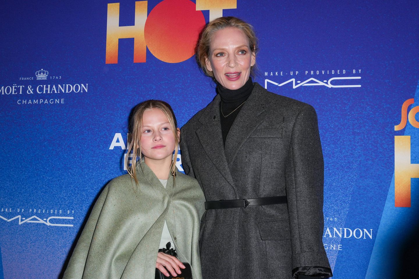 Vip News: Uma Thurman zeigt sich mit ihrer jüngsten Tochter Luna