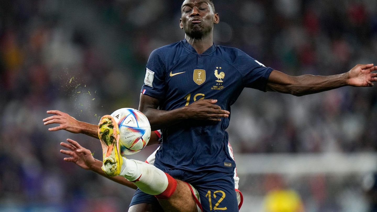 Randal Kolo Muani bei der WM 2022 in Katar Randal Kolo Muani bei der WM 2022 in Katar
