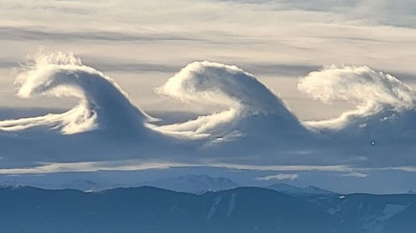 Wetter Frau fotografiert irre Wolkenformation das steckt dahinter