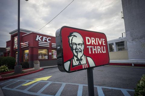 Ein KFC-Drive-in in den USA