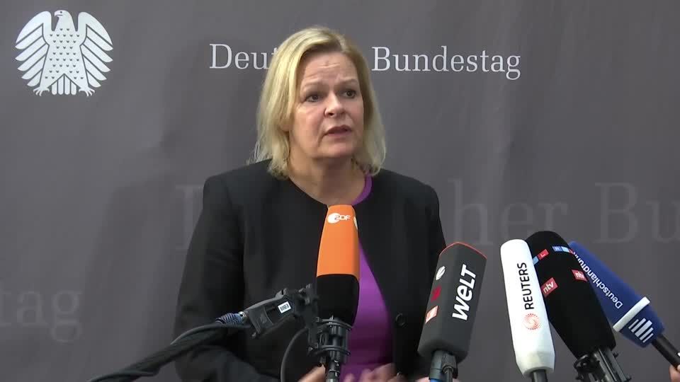 Video: Reichsbürger: Faeser kündigt verschärftes Waffenrecht an