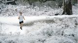 Jogger im Londoner Richmond Park