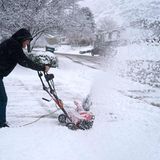 Kampf gegen den Schnee in Provo im US-Bundesstaat Utah