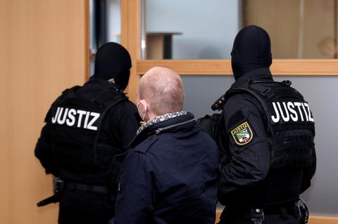Halle-Attentäter Stephan B. im Dezember 2020 im Gerichtssaal