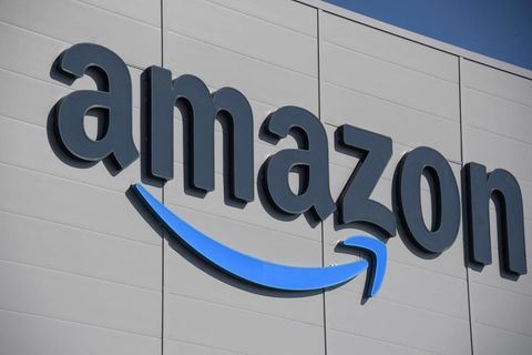 Das Logo des Handelsriesen Amazon