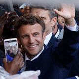 24. April: Macron als Frankreichs Präsident wiedergewählt