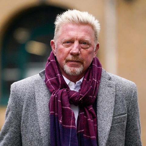 Boris Becker im April 2022 am Rande seine Gerichtsprozesses in London