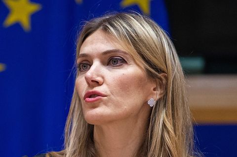 Die abgesetzte Vizepräsidentin des EU-Parlaments Eva Kaili