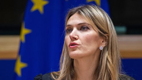Die abgesetzte Vizepräsidentin des EU-Parlaments Eva Kaili