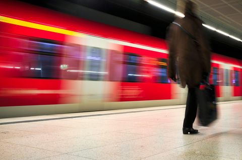 Ein Zug der Stuttgarter S-Bahn