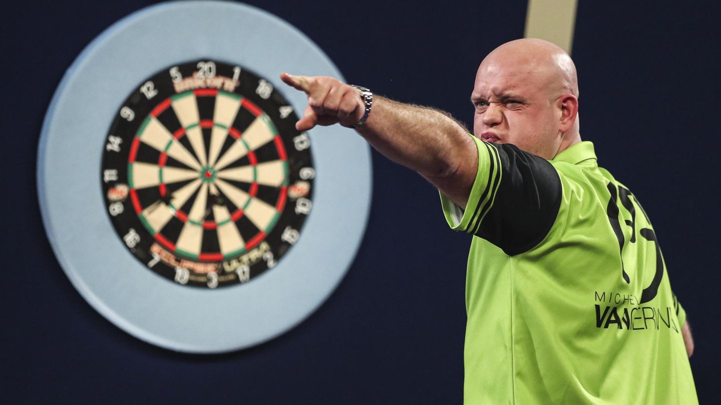 Darts-WM - Michael van Gerwen - Roger Federer