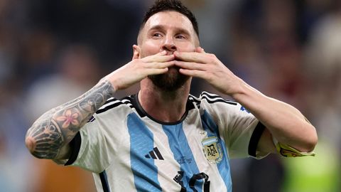 Lionel Messi bei der Fußball-WM in Katar