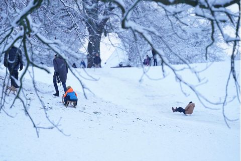 Schnee in Kiel