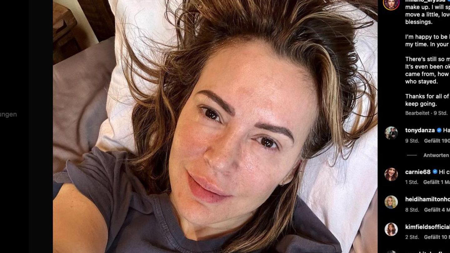Alyssa Milano feiert ihren Geburtstag mit einem Instagram-Post