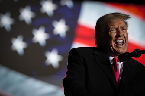Donald Trump Auftritt