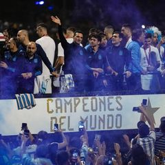 Argentiniens Fußballnationalmannschaft kehrt heim