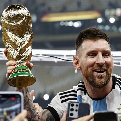 Argentinien beim Feiern: Der Sieg hat sich auch auf dem Konto ausgezahlt.