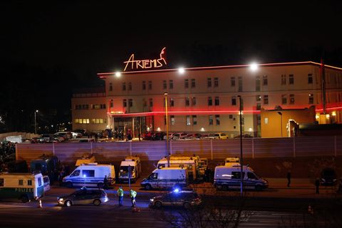 Blaulicht vor Rotlicht: Das "Artemis" wurde 2016 durchsucht.