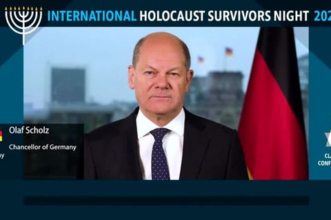 Video: Scholz: "Zuversicht, die wir gerade in diesen Tagen gut gebrauchen können"