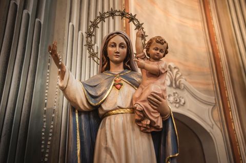 Die biblische Version der Jungfrauengeburt: Maria und Jesus
