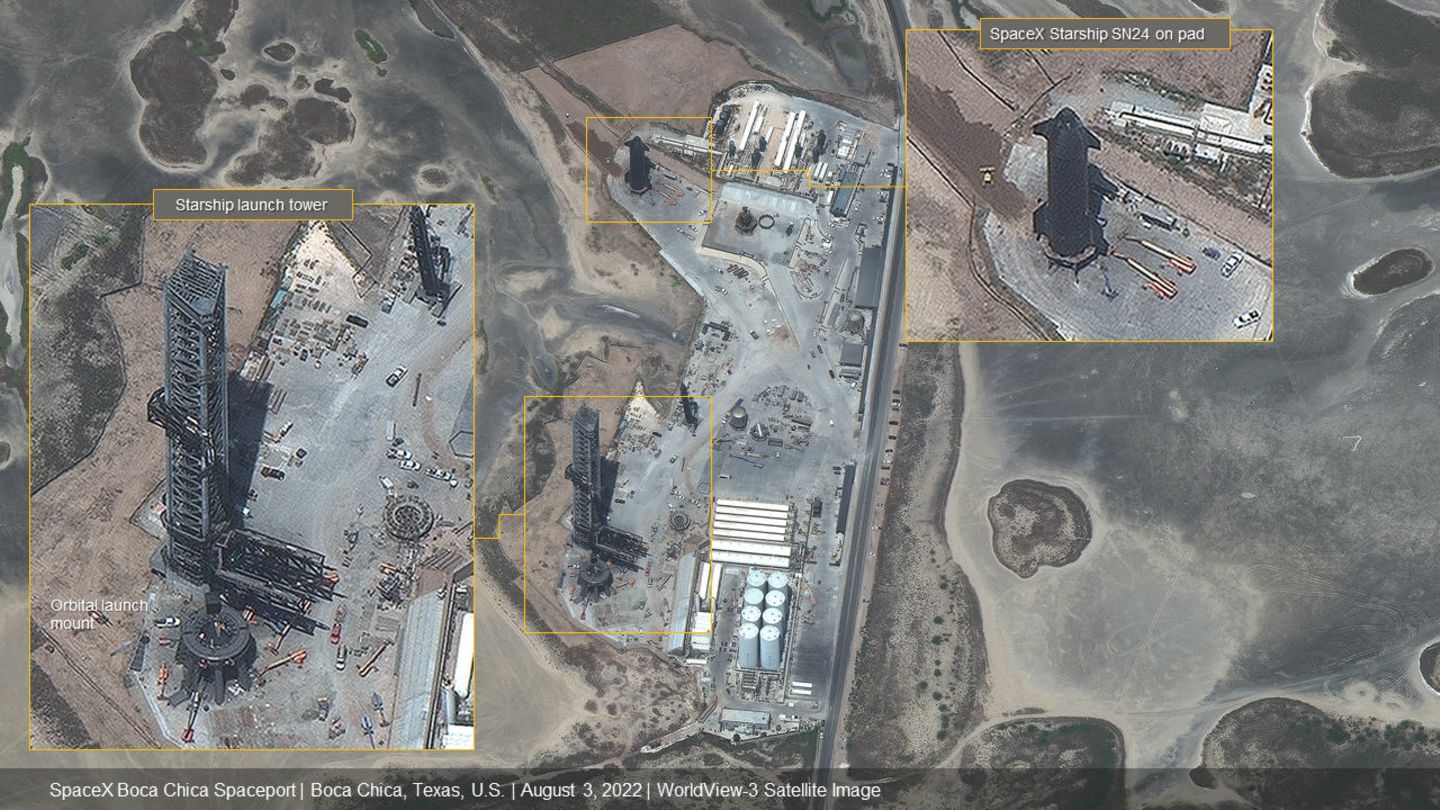 Satellitenbild Boca Chica