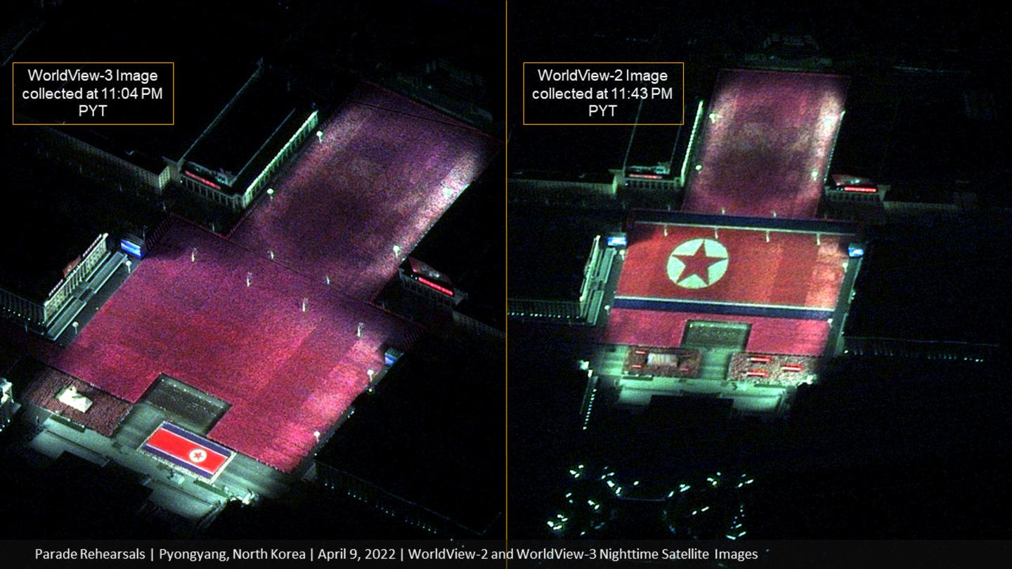 Satellitenbild Nordkorea Satellitenbild Nordkorea