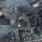 Satellitenbild Mariupol Theater