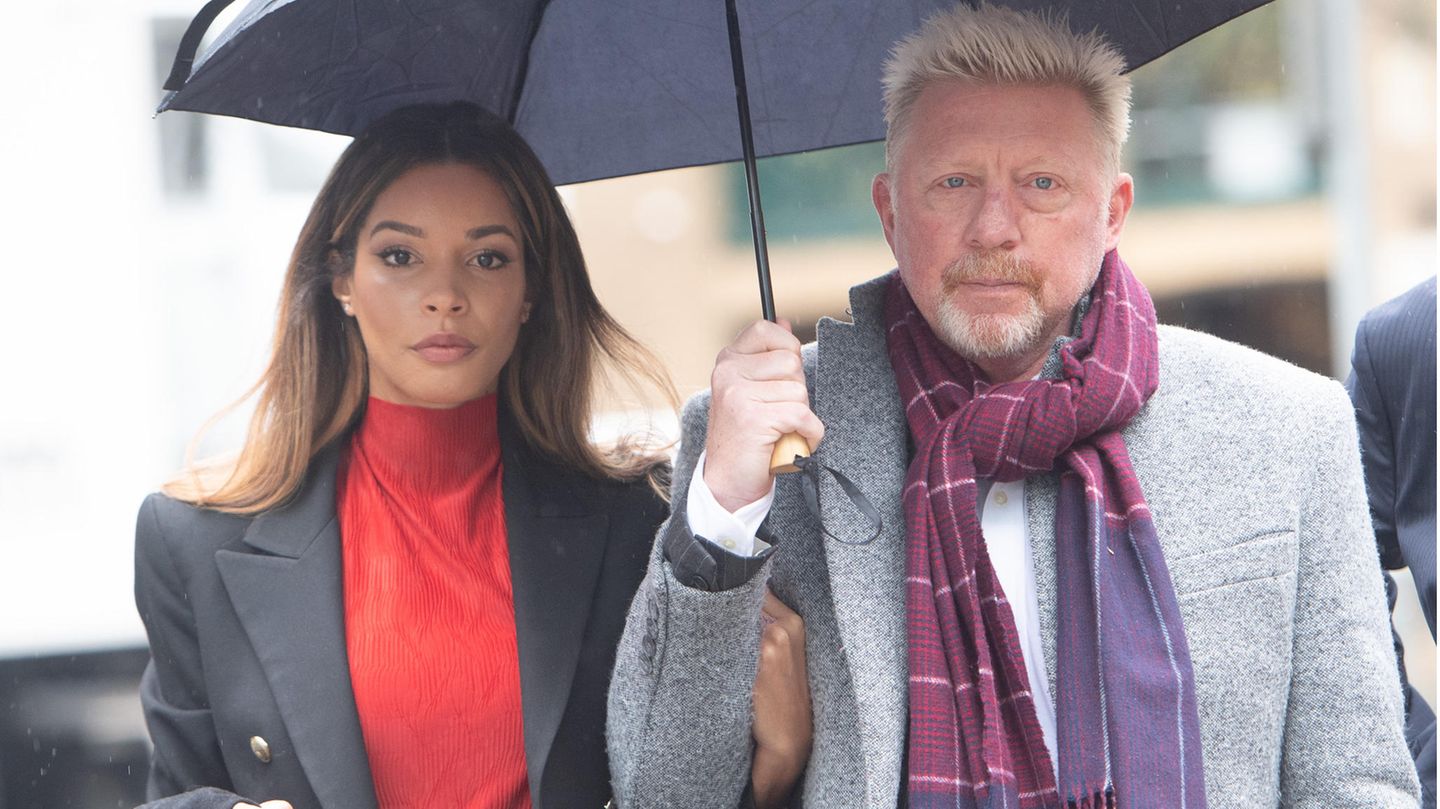 Lilian de Carvalho Monteiro und Boris Becker