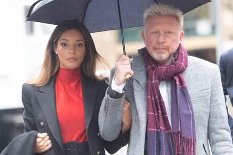 Lilian de Carvalho Monteiro und Boris Becker