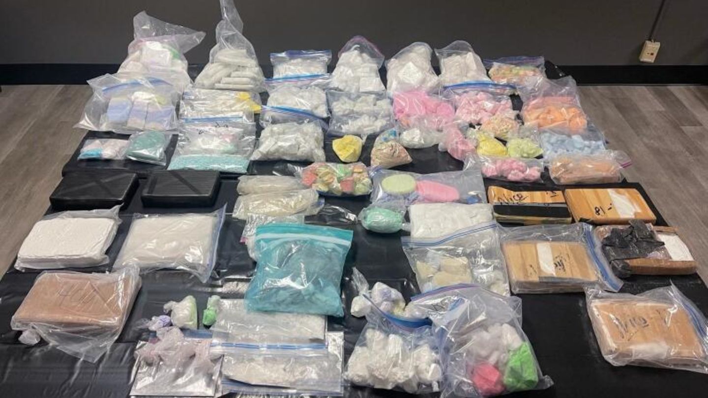 92,5 Pfund beschlagnahmtes, illegales Fentanyl