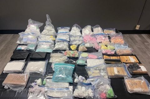 92,5 Pfund beschlagnahmtes, illegales Fentanyl