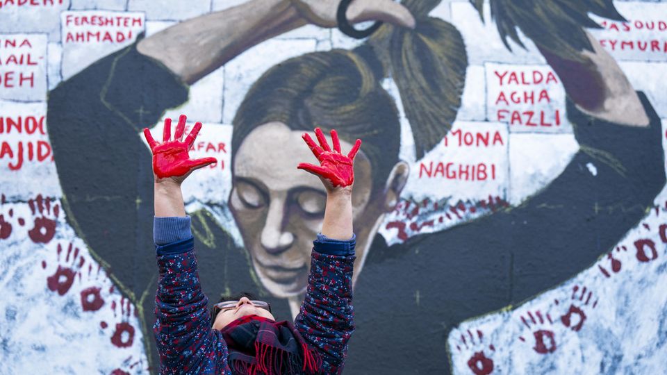 Graffiti zu ran Protest in Edinburgh