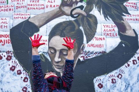 Graffiti zu ran Protest in Edinburgh