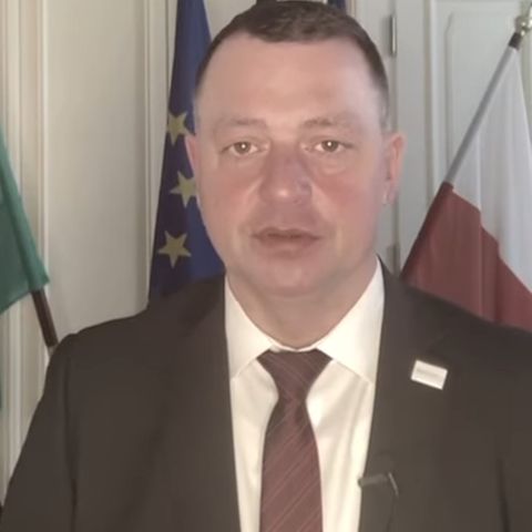 Bautzens Landrat Udo Witschas (CDU) bei seiner Weihnachtsbotschaft