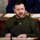 Selenskyj hält Rede