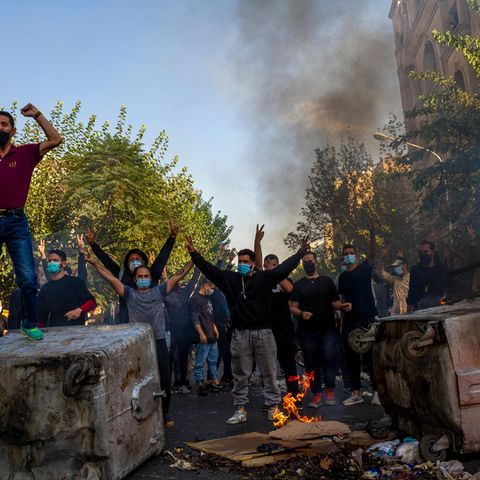 Die Proteste im Iran halten seit Monaten an (Aufnahme aus dem Oktober in Teheran)