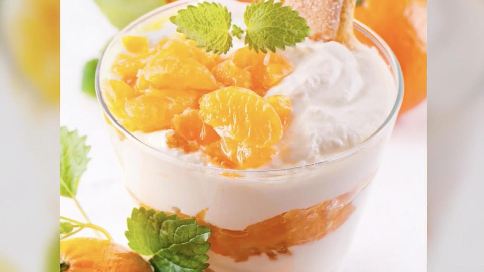 Spekulatius-Mandarinen-Quark-Creme