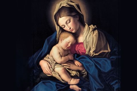 Fürchtet Euch nicht! Maria mit dem Jesus-Kind