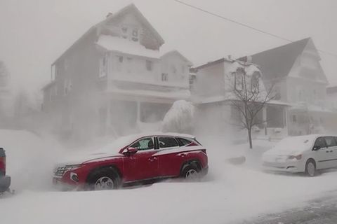 USA: Schneesturm sorgt für "kältesten Heiligabend aller Zeiten"